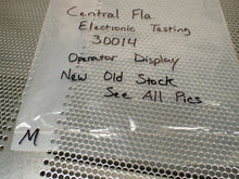 Load image into Gallery viewer, Central Fla. Electronic Testing 30014 Operator Display New Old Stock See Pics
