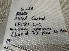Load image into Gallery viewer, Gould Allied Control TF154 C-C 110-120VAC 6000Ohms  Relays New No Box (Lot of 2)
