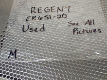 Load image into Gallery viewer, REGENT ER651-20 Solid State Machine Tool Relay Used With Warranty See All Pics
