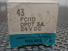 Load image into Gallery viewer, Potter &amp; Brumfield FC11D 24VDC DPDT 3A Relays New Old Stock (Lot of 3) See Pics
