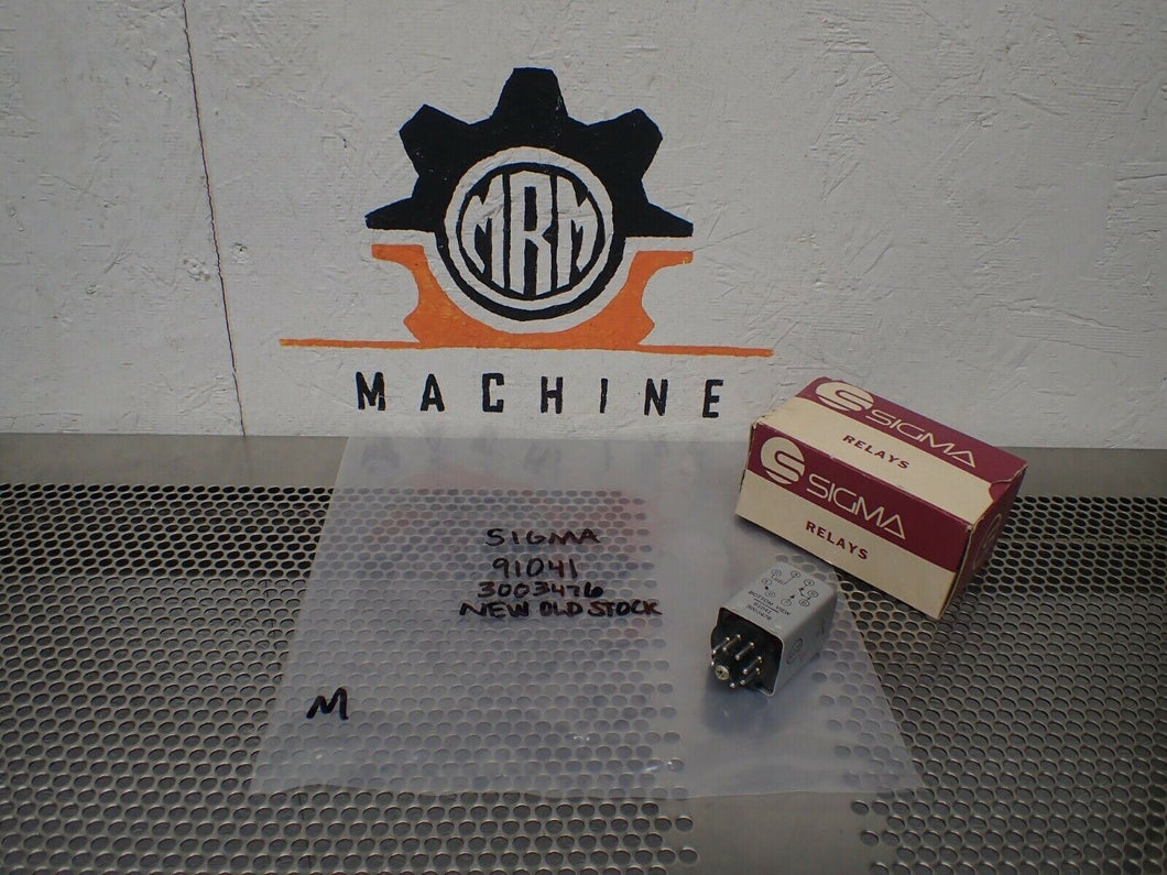 Sigma 91041 3003476 Relay 8 Pin Used With Warranty See All Pictures