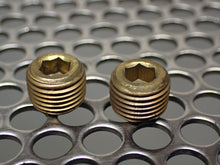 Load image into Gallery viewer, (6) Brass Set Screw/Plugs Hex 0.194&quot; Length 0.305&quot; Width 0.395&quot; Thread 0.380&quot;
