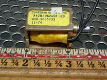 Load image into Gallery viewer, Guardian Electric A420-062058-00 Solenoid 24VDC 64 Ohms Used (Lot of 7) See Pics

