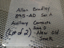 Load image into Gallery viewer, Allen Bradley 895-A0 Ser A Auxiliary Contacts Size 0 New Old Stock (Lot of 2)

