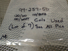 Load image into Gallery viewer, ASCO 99-257-5D 120/60 110/50FB 100/60FT Coils Used With Warranty (Lot of 7)
