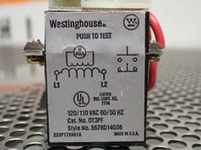 Load image into Gallery viewer, Westinghouse OT3PF 5676D14G06 Push To Test Light (No Bulb) OT2B Contact Block
