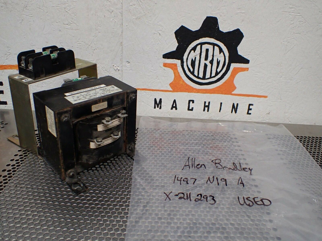 Allen Bradley 1497-N19 Ser A X-211293 Transformer .500KVA Used See All Pictures