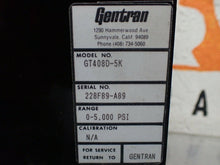 Load image into Gallery viewer, Gentran GT408D-5K 0-5,000 PSI Pressure Indicator New Old Stock See All Pictures
