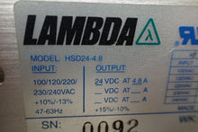 Load image into Gallery viewer, LAMBDA HSD24-4.8 Power Supply Used With Warranty See All Pictures
