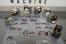 Load image into Gallery viewer, SCHRACK RL900096 Relays 8A 250V 110VAC 2K Ohms New No Box (Lot of 7) See Pics
