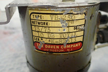 Load image into Gallery viewer, The Daven Company Type VB-250 Ser.# K-82513 Used With Warranty See All Pictures
