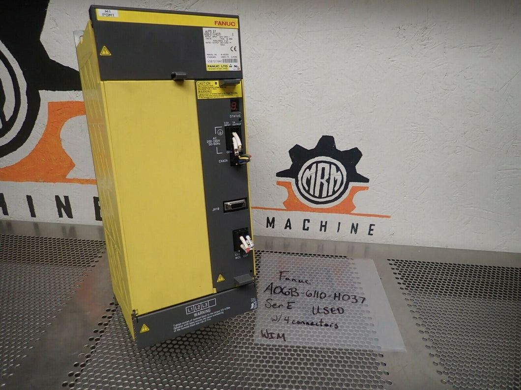 Fanuc A06B-6110-H037 Ser E Servo Drive Used With Warranty See All Pictures