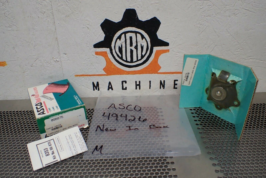 ASCO 096875 49426 Solenoid Valve Rebuilt Kit New In Box See All Pictures